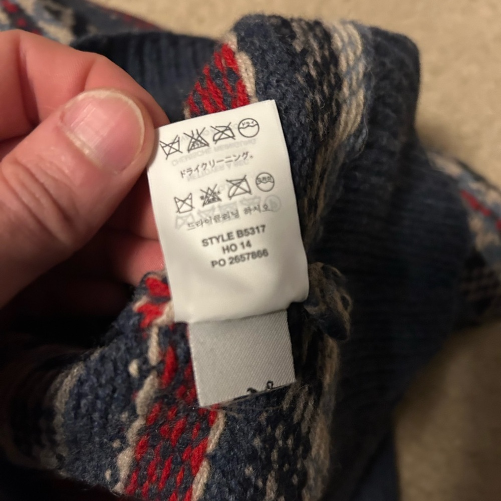 J Crew fair isle wool sweater (x-small) - Picture 4 of 5